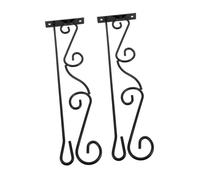 Alipis 2 Pièces Support de Drapeau de Jardin Mural avec Clip Ressort, Fer | Murs et Maison, Remplacement Rapide du Drapeau, Gain de Place, Compatibilité Large