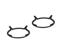 Alipis 2 pièces Support de Poêle Fonte Antidérapant pour Brûleur Gaz Anneau Wok Intérieur Extérieur Support Cuisinière Stable et Chaleur