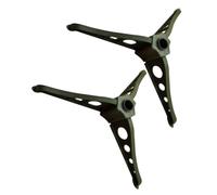 Alipis 2 pièces Support de Sapin de Noël Stable Vert Lot de Base de Fixation pour Arbre Artificiel Maintien Antichoc et Installation sans Outil