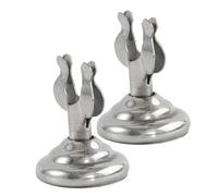 Alipis 2 pièces Support Numéro de Table Inox Porte-cartes U Mini pour Menu Photo et Mémo Design Élégant et Stable Décoration Fête et Restaurant