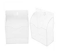 Alipis 2 pièces Support Transparent Acrylique pour Spatule de Machine à Glaçons Lot de Rangement Compact et Résistant pour Cuillère à Glace Facile à Nettoyer et Compatible Cuisine