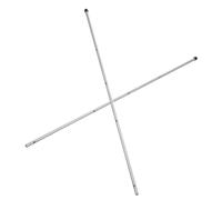 Alipis 2 Pièces Table Soccer Pole Remplacement Acier Inoxydable Foot Accessoire pour Jeu Intérieur Adapté Plupart des Tables de Football de Bureau