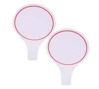 Alipis 2 pièces Tableau de Score Portable pour Juges Planche à Écrire Blanche Simple Face Mousse Effaçable à Sec Légère et Résistante Aux Intempéries pour Événements et Compétitions