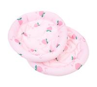 Alipis 2 Pièces Tapis Rafraîchissant pour Hamster, Litière pour Hamster, Tapis D'été pour Animaux de Compagnie, Rose, en Soie Glacée et Coton PP, pour Petits Animaux