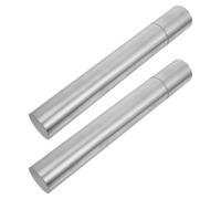 Alipis 2 pièces Tube de Rangement Étanche pour Certificats et Diplômes Cylindre Acier Inoxydable Protecteur Portable Anti-pliures pour Documents Officiels Maison et Voyage