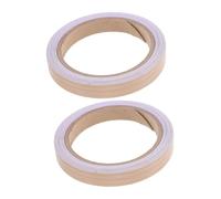 Alipis 2 rouleaux Bande Adhésive Imitation Bois Grain Naturel Ruban de Chant Flexible pour Finition Bordure Table Meubles Portes et Fenêtres Autocollant Décoratif Résistant et Facile à