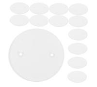 Alipis 20 pièces Couvercles Plastique pour Protection de Câbles Électriques Plaques de Couverture Blanches pour Interrupteurs à Plafond pour Maison et