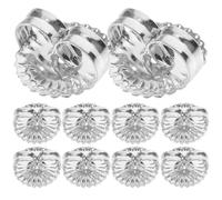 Alipis 20 pièces Embouts Boucles Oreilles Cuivre Anti-allergie Bouchons Protecteurs Résistants et Flexibles pour Bijoux DIY Accessoires Sécurisés pour Boucles Oreilles Femmes