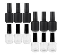 Alipis 20 Pièces Flacon de Vernis à Ongles DIY en Verre 15ml, Flacon de Gel pour Ongles, Portable, Bouchon Anti-fuite, pour Salon de Manucure Professionnel et Usage Personnel