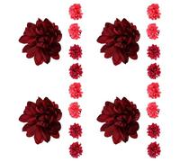 Alipis 20 Pièces Hanfu Style Flower Hair Clips Set Lightweight Ancient Floral Barrettes For Wedding Festival Party Accessories Comfortable Chinese Traditional Hair Ornaments