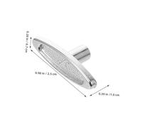 Alipis 20 pièces Kit Clés Remontoir pour Boîte à Musique Accessoires Compatibles DIY pour Mécanismes Standard Argenté Remplacements pour Boîtes Musicales et Bijoux