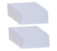 Alipis 20 pièces Lot de Enveloppes Blanches Épaisses Papier Premium Format Classique pour Invitations Lettres Cartes Postales et Espèces Réutilisables et Biodégradables Élégantes et