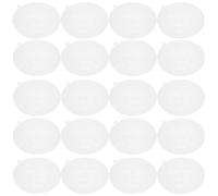 Alipis 20 Pièces Moule de Masque Facial en Pvc Réutilisable pour Diy, Facile à Nettoyer et Portable, Outil Pratique pour Fabriquer des Masques Soi-même pour Visage