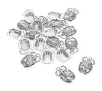 Alipis 20 pièces Pendentifs Scarabée Égyptien Sacré avec Incrustation Cristal Breloques Argentées Vintage pour Bijoux DIY Accessoires pour Colliers et Bracelets