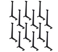 Alipis 20 Pièces Pince de Modélisation des Branches Réglable en PE Noir | Écarteur de Branches, Usage Intérieur et Extérieur, Haute Dureté, Résistant aux Contraintes, Gain de Temps