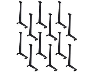 Alipis 20 Pièces Pince de Modélisation des Branches Réglable en PE Noir | Écarteur de Branches, Usage Intérieur et Extérieur, Haute Dureté, Résistant aux Contraintes, Gain de Temps