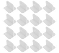 Alipis 20 Pièces Plastic Playpen Stabilizer for and Pet No-Drill Anti-Skid Support Base Holder Secure Non-Slip Fence Fixator for Wood Tile Painted Floors