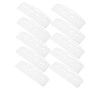 Alipis 20 Pièces Porte-cartes Demi-transparent Rigide Pc avec Grippers Étui Semi-ouvert Mat Protection pour Badges Nominatifs Cartes Identité et Magnétiques Portable et Facile Accès