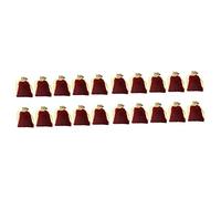 Alipis 20 Pièces Sacs Petite Taille Pochettes à Bijoux Petits Sacs Pochette De Noël Avec Cordon De Serrage Titulaire De Tarot Sèche-cheveux Noyer à Biscuits