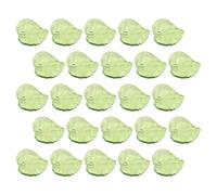 Alipis 200 Pendentifs en Acrylique Transparent de Feuille Verte Breloques Légères pour Création de Bijoux DIY Décoration pour Boucles D’Oreilles Colliers et Bracelets Accessoires