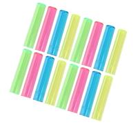 Alipis 200 pièces Embouts en Plastique Transparent Colorés et Rallonges Sécurisées pour Crayons de Dessin et d'Écriture Mix Couleurs 200 pcs