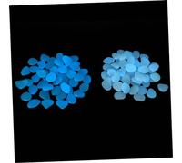 Alipis 200 pièces Pierre Luminescente pour Aquarium Galets Décoratifs de Jardin Pierre Éclairante pour Aménagement Aquatique Convient Aux Environnements Eau Douce et