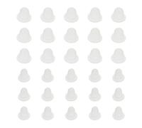 Alipis 200 pièces U-shape Silicone Ink Cups Set Pigment Containers For Tattoo And Microblading Small Medium To Prevent Spill And Reduce Waste