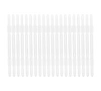 Alipis 20pcs Pince à Cahier Plastique Multifonction Double Trou pour Classeurs Souples et Mécanisme de Fixation, pour Usage Quotidien Bureau