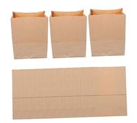 Alipis 20pièces Sacs Épicerie Papier Kraft Grands Contenants Alimentaires pour Bonbons Biscuits Sandwichs Collations Légumes Et Pain
