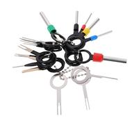 Alipis 21 Pièces Trousse à Outils pour Extracteur De Broches Outillage Mecanique Auto Outil De Dépinçage Outil D'extraction De Broches Molex Extracteur De Broches Molex Verrou Plastique