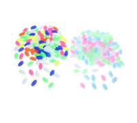 Alipis 216 pièces Perles Colorées pour Rayons de Vélo Garçon Fille Décoration Légère et Sûre Glow in The Dark Accessoires Vélo Garçon Fille Lot Six Sets pour Mountain Bike