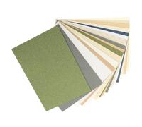 Alipis 23 Feuilles de Papier pour Scrapbooking, Papier Gommé Texturé, Matériel de Revue, Facile à Couper Plier, pour Loisirs Créatifs DIY