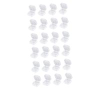 Alipis 24 Pcs Boîte À Bijoux Boîte Anti-Bruit À Clapet Bijoux Perles Transparentes Avec Couvercle Rectangle Mini Boîtier Carré Vide Boîte À Bijoux Charnière Boîte En Plastique Conteneur