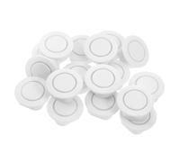 Alipis 24 Pièces Cache Trou Radar Automobile Plastique Bouchons Pour Pare-chocs Avant Et Arrière Protection Poussière Et Débris Compatible Avec Voitures Suv Camions Blanc Grand Modèle