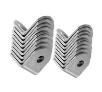 Alipis 24pièces Équerres pour Étagères Petites Équerres Angle pour Angle Internes Métalliques Étagère