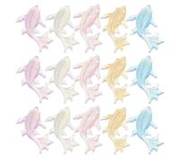 Alipis 250 breloques pour ongles dauphins : breloques pour ongles sur le thème de la vie marine, série océan, en résine 3D, accessoires de loisirs créatifs pour la manucure.