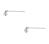 Alipis 2Pcs extincteur à Bougie House Blaze Un extincteur Cierge extincteurs Incendie Long Bougie Chauffe-Plat éteignoir à mèche Housses d'éteignoirs Multi-usages Le Fer Silver