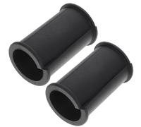 Alipis 2pcs Joint pour Micro en Caoutchouc Noir Housse de Protection Pratique Antidérapante pour Microphone Utilisation Vidéo et Bureau