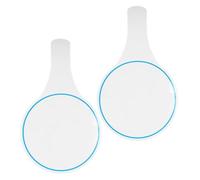 Alipis 2pcs Pagaies Effaçables à Sec pour Tableau Blanc, Faciles à Utiliser Bords Lisses en Mousse, pour Écriture et Vote en Classe ou Présentation