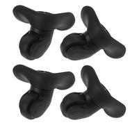 Alipis 2pcs roulettes Pivotantes Universelles pour Valise en Abs Noir, Roues Silencieuses Robustes, Accessoires de Remplacement pour Voyage