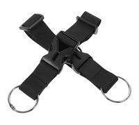 Alipis 2pcs Sangles de Valise D'extérieur en Nylon Imitation Résistantes à l'usure Boucle Métallique pour Paquet à Dos Suspendu, Accessoires de Voyage Pratiques pour Randonnée et Voyage