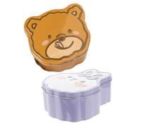 Alipis 2pièces Boîte à Biscuits avec Couvercle pour Bonbons et Cookies pour Stockage et Décoration