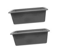 Alipis 2pièces Boîte De Rangement Épaisse Bassin Utilitaire Pourvage Des Fruits Et Légumes Idéale Pour Cuisine Service Capacité Optimale Pour Vaisselle