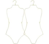 Alipis 2pièces Cintre pour Maillots De Bain Métal Lot de Supports pour Lingerie Présentoirs Cintres Forme De Corps