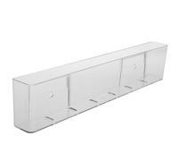Alipis 2pièces Étagère Murale Flottante Transparente Présentoir Invisible pour Illustrés Et Magazines pour Chambre Garçon Fille Salle De Classe Et Espace De Lecture