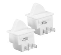 Alipis 2pièces Interrupteur De Porte Pour Réfrigérateur Normalement Fermé Momentané Remplacement Pour Éclairage De Porte Bouton-poussoir