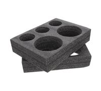 Alipis 2pièces Porte-gobelets à Cinq Plateau Pour Boissons Boîte De Rangement Pour Take-away Fournitures De Packaging Pour Magasin