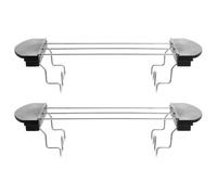 Alipis 2pièces Support De Réchauffement pour Rack à Toast Acier Inoxydable Accessoire De Toaster pour Maintenir La Chaleur du Sandwichs