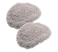 Alipis 2pièces Tête de Balai-serpillère Chenille pour Lavage Auto Outil de Nettoyage Anti-rayures de Rechange pour Lavage Extérieur