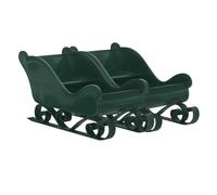 Alipis 2pièces Traîneau De Noël Plastique pour Porte-Bonbons Décoration De Table Accessoire De Sapin Lot pour Décoration De Noël